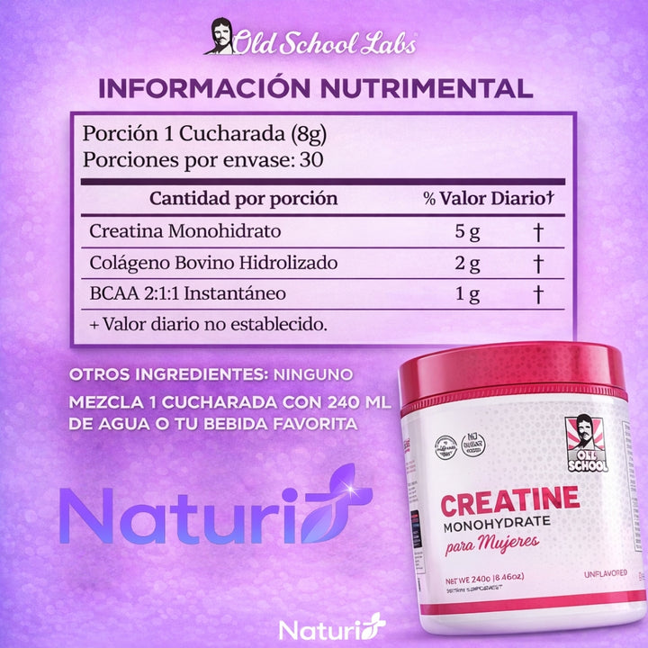 For Women® - Creatina Fórmula 3 en 1